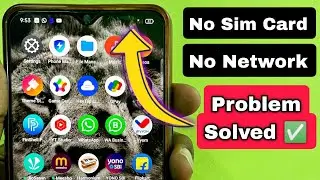 Sim Card not showing | No Sim | No Network Problem | Sim Card nahi dikha raha hai problem solved