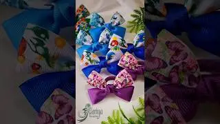 Классические бантики всех цветов радуги #бантикиизлент #своимируками #шортс #shorts #радуга