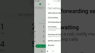 Forward calls when unreachable Call forward settings in Vodafone Idea SIM in Redmi 7A MIUI 12.5