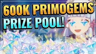 600k PRIMOGEMS PRIZE POOL EVENT! SO EASY! GOOD LUCK! Genshin Impact HoYoLAB Comment Event Web Mobile