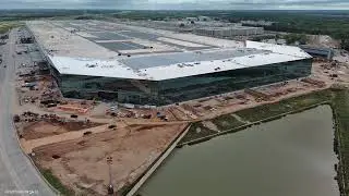 Tesla Gigafactory Texas | 7-27-24 | quick westside + SW/expansion flyover(s) #gigatexas @tesla