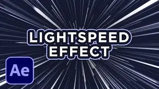 After Effects SPACE TRAVEL / LIGHT SPEED Animation Tutorial