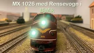 MX 1026 med Rensevogne i BjMjk | MX 1026 with Cleaning wagens in BjMjk