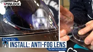 How to install a Pinlock anti-fog lens | FortaMoto.com