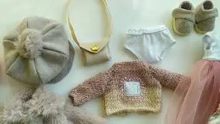 Набор одежды для куклы.A set of clothes for a doll.