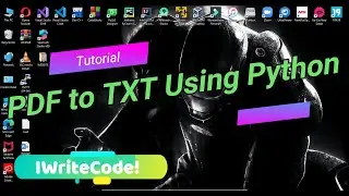 Extract Text from PDF Using Python (PyPDF2 Module)