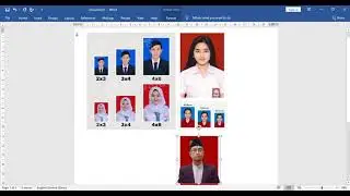 Tutorial Microsoft Word -  Membuat Pas Photo dengan Microsoft Word