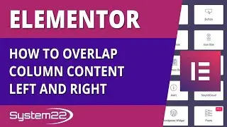 Elementor How To Overlap Column Content Left And Right 👈