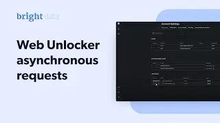 Bright Data's Web Unlocker asynchronous requests