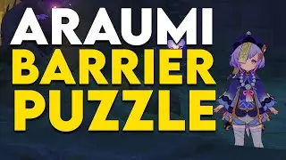 Araumi Cleansing Defilement - Entrance Electro Puzzle, Barrier Puzzle Solutions - Genshin Impact