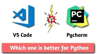 VS Code v/s PyCharm || difference between pycharm and visual studio code || AviUpadhyay