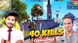 40 Kill Challenge Kya Aaj Hoga 😱? | 1v4 Br Ranked Hacker Gameplay 👽 Ug AnnA