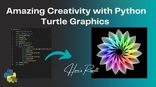 Awesome Designs with Python Turtle || Python Turtle Graphics Tutorial || Python Graphics