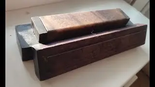Old and square Washita oil stone
