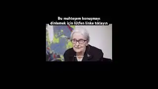 Prof İoanna Kuçuradi: “Dürüstlük nedir,güven nedir, bunları öğretelim.Adil olmak nasıl olunur.”