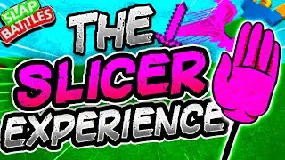 The SLICER Glove Experience 🔪- Slap Battles Roblox