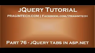 jQuery tabs in asp net