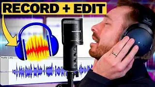 How to Record and Edit Your Voice in Audacity | FREE Recording & Editing Software | USB Mic Example