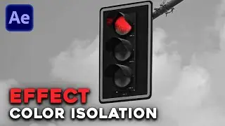 COLOR ISOLATION EFFECT in After Effects [Tutorial Deutsch]