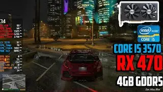 Grand Theft Auto V Redux - RX 470 4GB - Core i5 3570 - 1080p