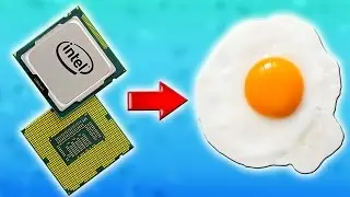 Что будет, если пожарить ЯИЧНИЦУ на КОМПЬЮТЕРНОМ ПРОЦЕССОРЕ???