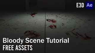 Add a Bloody Scene to your Horror Film - FREE Blood Textures - After Effects  Element 3D Tutorial