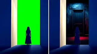 Green Screen Horror Door Opening Effect || Green Screen Effects || VFX