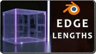 How to SHOW EDGE LENGTHS in Blender (2024) - Distance between vertices