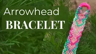 Pastel Arrowhead Aztec Friendship Bracelet Tutorial / Easy Chevron Zigzag Bracelet