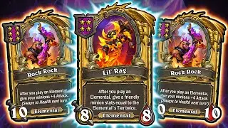 Rag is BACK and Elementals are SUPER STRONG now! | Hearthstone Battlegrounds