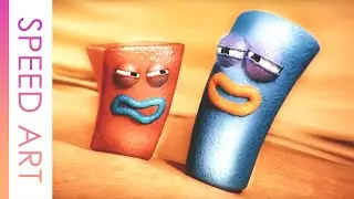 Creating a simple cartoon character in 3dsmax