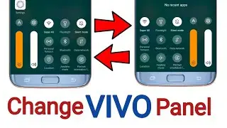 How to Change Notification Bar on android Vivo || Change Vivo notification Panel