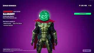 illusory Mysterio Skin - Gameplay ( New in Ch5 S4 ) FORTNITE ❌ MARVEL