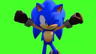 Hello IAM Sonic green screen video