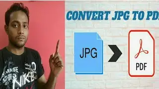 How to convert jpg to pdf | jpg se pdf mein convert kaise kare | Convert jpg to pdf file |