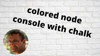 colored node console with chalk