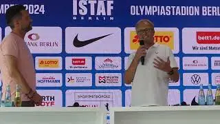 Alica Schmidt, Leo Neugebauer, Grant Holloway, Sam Kendricks 1 September ISTAF 2024 Berlin