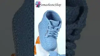 Babyschuhe, пинетки ботиночки "Максим", крючком #Shorts #Knitting