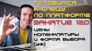 ЗАНЯТИЕ 120. ЦЕНЫ НОМЕНКЛАТУРЫ И ФОРМА ВЫБОРА (УФ). ПОДГОТОВКА К СПЕЦИАЛИСТУ ПО ПЛАТФОРМЕ