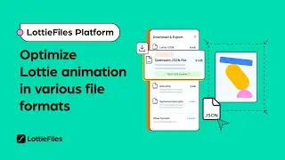 Optimize animations in various file formats | Optimized JSON, dotLottie and Optimized dotLottie