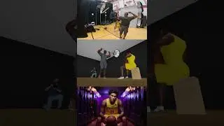 Portrait and #Behindthescenes from my photoshoot with La Lakers #JalenHoodSchifino