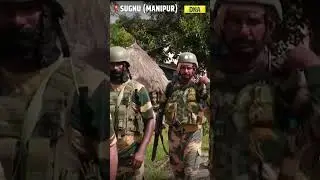 Manipur Violence: Joint Forces Conduct Flag March In Violence-Hit Sugnu 
