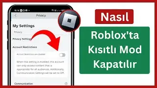 Roblox'ta (2024) Kısıtlı Mod Nasıl Kapatılır | Roblox'ta Kısıtlı Modu Devre Dışı Bırak