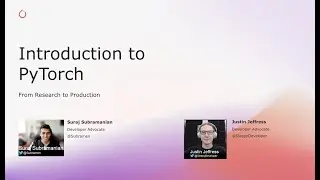 Introduction to PyTorch