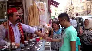 Turkish Ice Cream Man Tricks