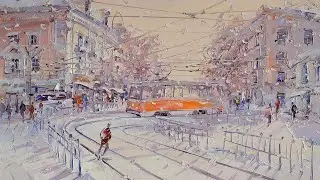 Первые зимние морозы в Омске