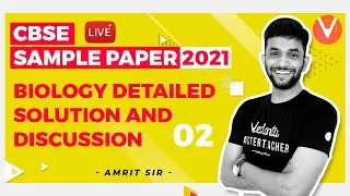 CBSE Class 10 Biology Sample Paper 2021 Part 2 | Detailed Solution and Discussion | Board Exam 2021