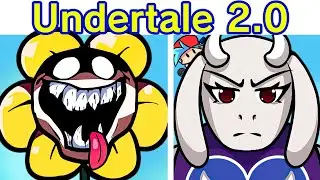 Friday Night Funkin Undertale 2.0 VS Toriel & Flowey FULL WEEK + Cutscenes (FNF Mod) (Open World)