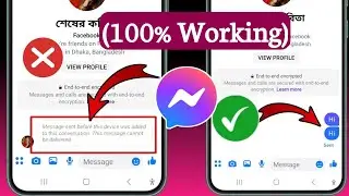 Fix Message Sent Before This Device Was Added to This Conversation. This Message Cannot Be Delivered