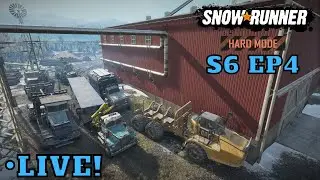 What To Do Now? Hard Mode LIVE! Episode 4 Maine SnowRunner Year 2 Season 6 DLC